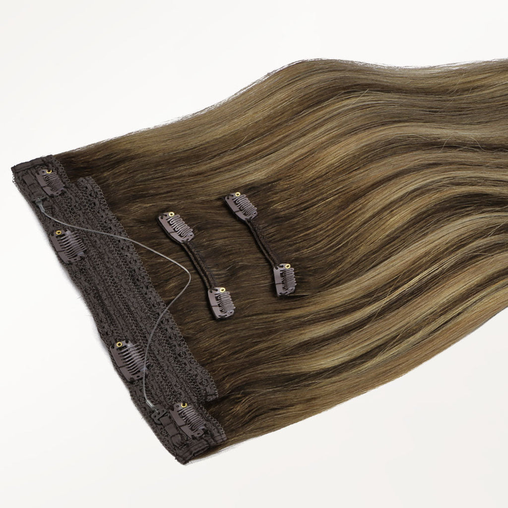 Caramel Blonde Balayage (4/27/4) Wire Hair Extensions (70g-110g)