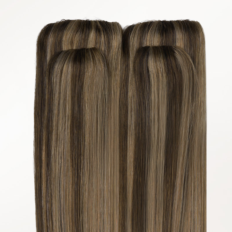 Caramel Blonde Balayage (4/27/4) Scalp Hair Fill-Ins (30g-39g)