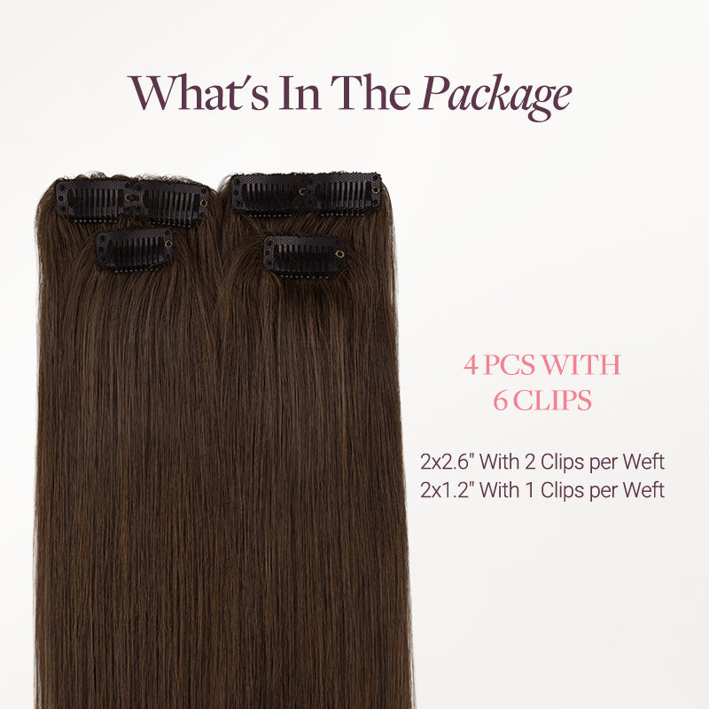Chocolate Brown (4A) Scalp Hair Fill-Ins (30g-39g)