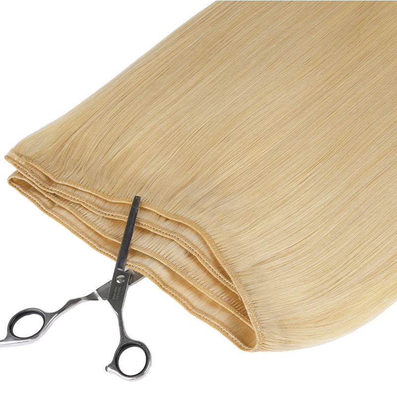 Bleach Blonde (613) Sew-In Weft Hair Extensions (80g-120g)