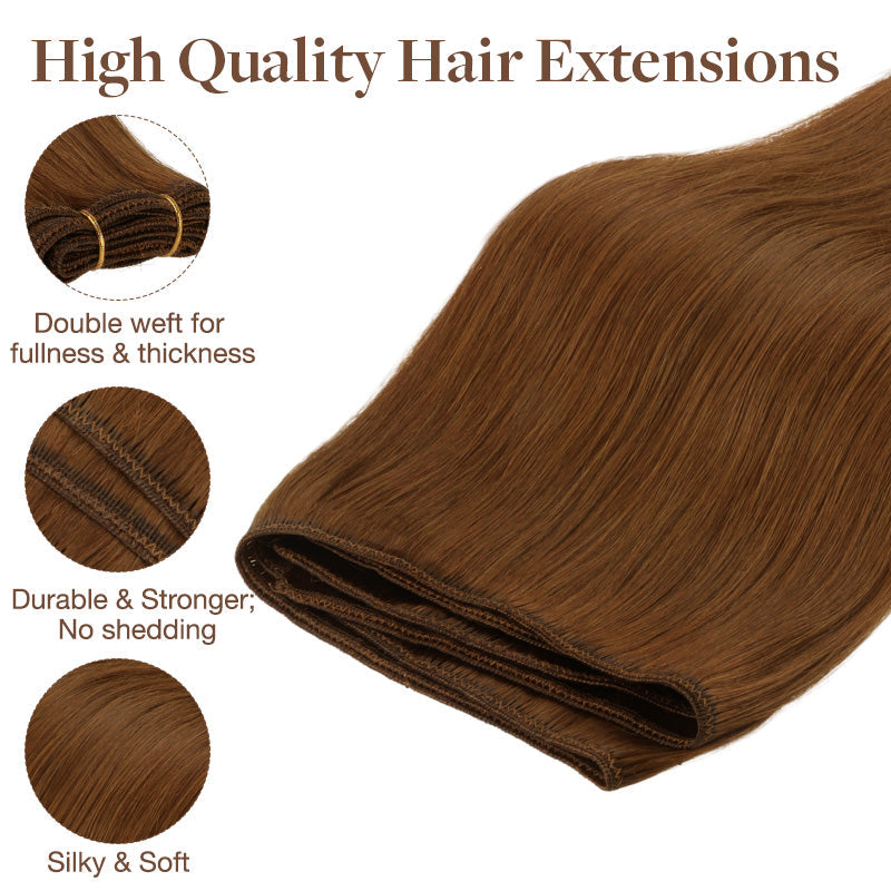 Copper (350) Sew-In Weft Hair Extensions (80g-110g)