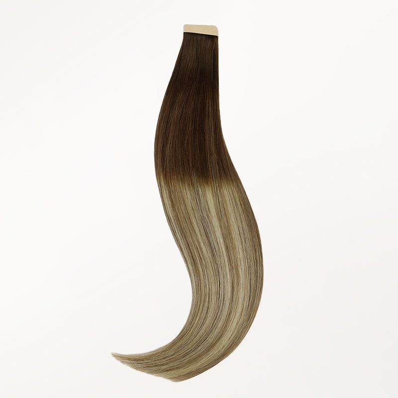 Bleach Blonde Balayage (3/8/613) Wide Tape-Ins 50-100g