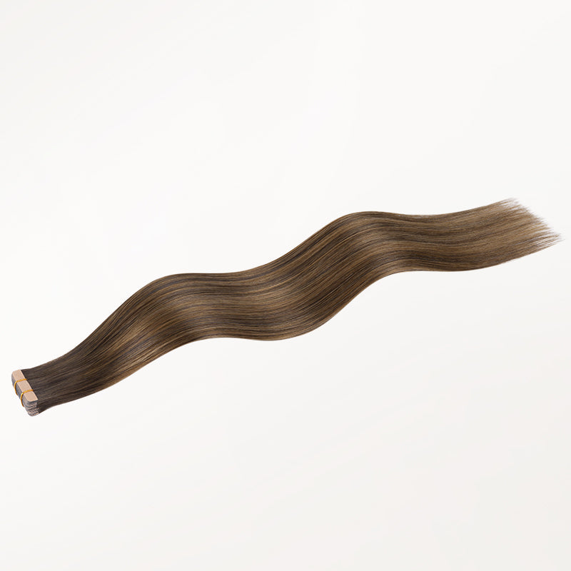 Brunette Balayage (4D/14/5B) Tape-Ins 50g