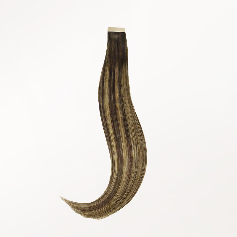 Caramel Blonde Balayage (4/27/4) Wide Tape-Ins 50-100g