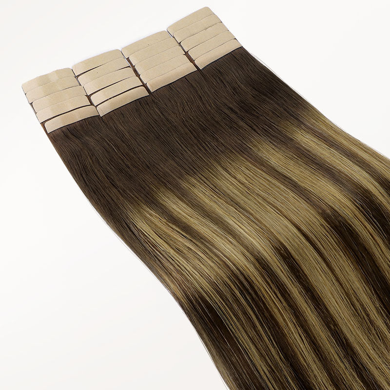 Caramel Blonde Balayage (4/27/4) Tape-Ins 50g