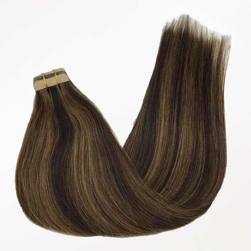 Chestnut Brown Balayage (2/6) Tape-Ins 50g
