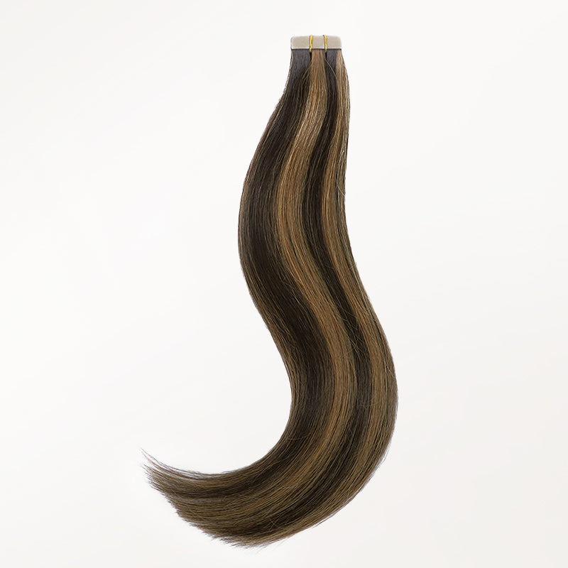 Chestnut Brown Balayage (2/6) Tape-Ins 50g