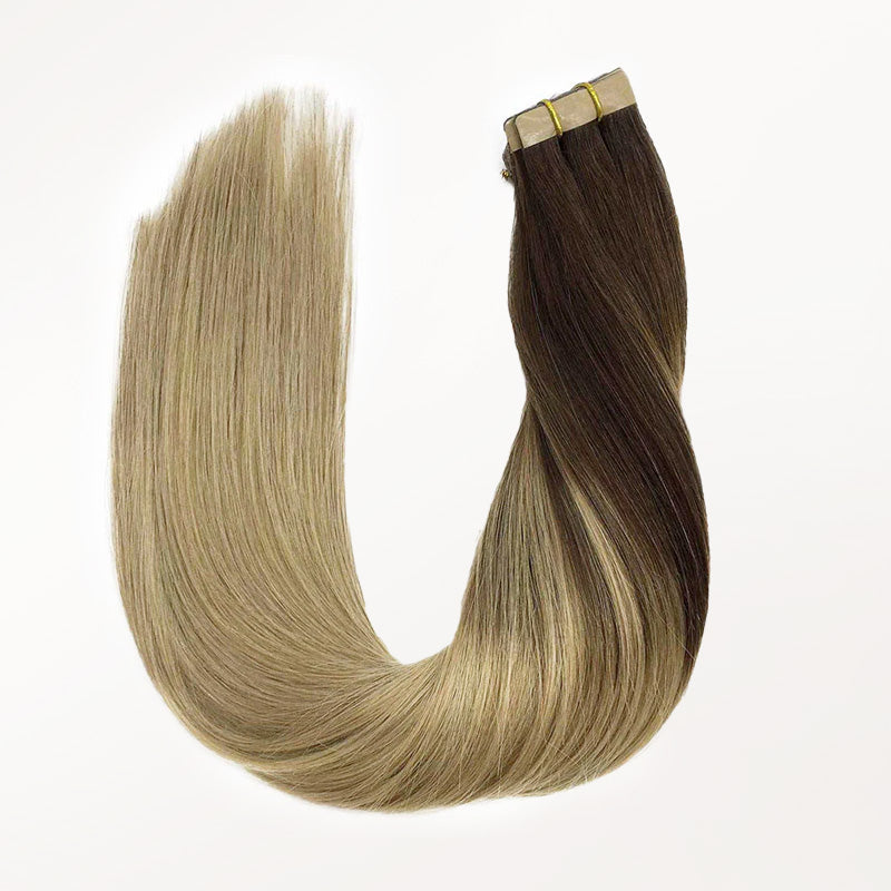 Chocolate Brown to Dirty Blonde (4/18) Tape-Ins 50g