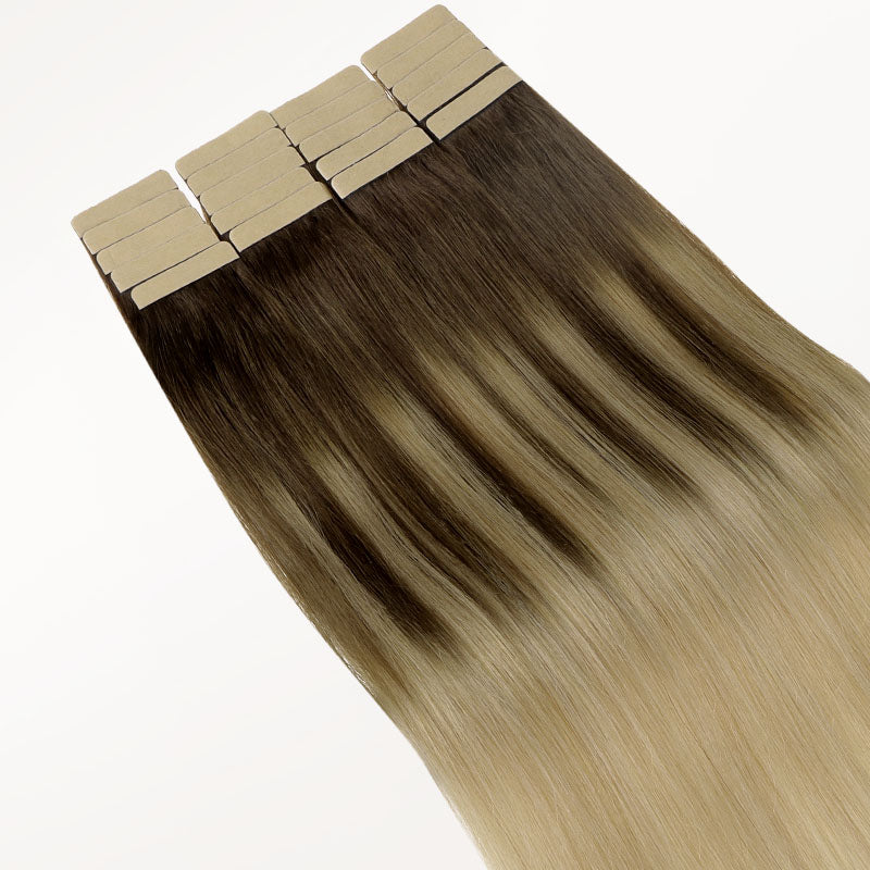 Chocolate Brown to Dirty Blonde (4/18) Tape-Ins 50g