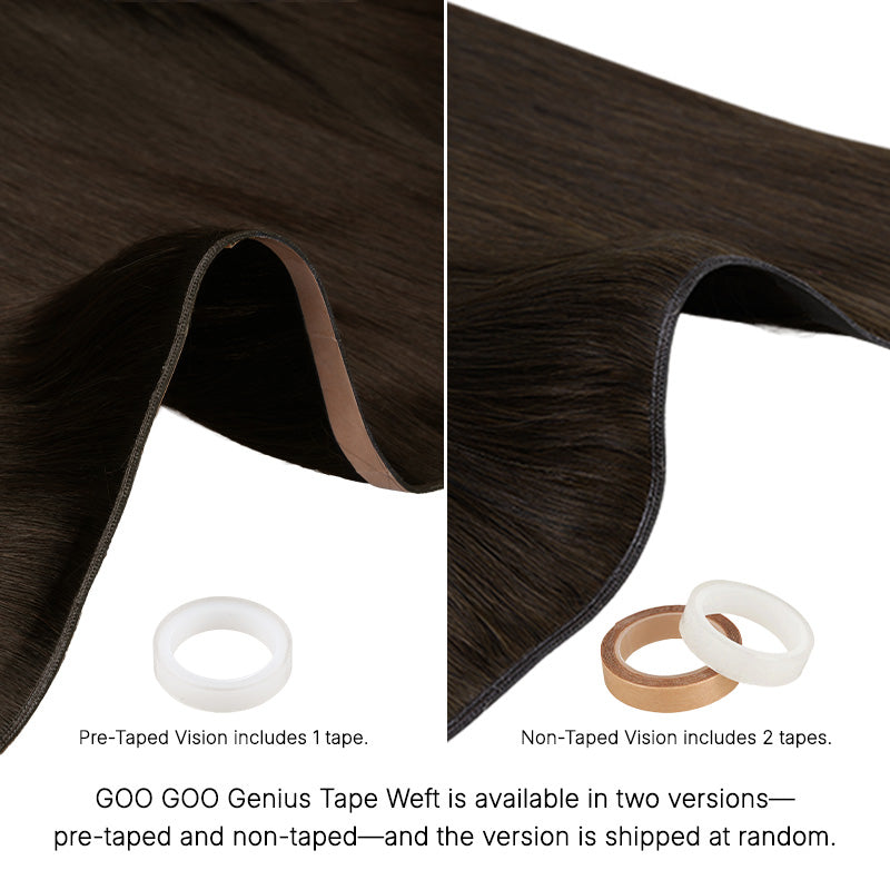 Chocolate Brown (4A) Genius Tape Weft Hair Extensions 50-80g [clearance]