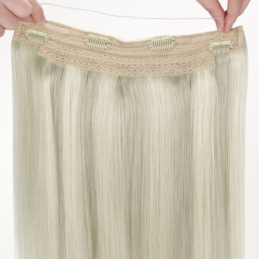 Ash Blonde Highlights (17A/60A) Wire Hair Extensions (70g-110g)