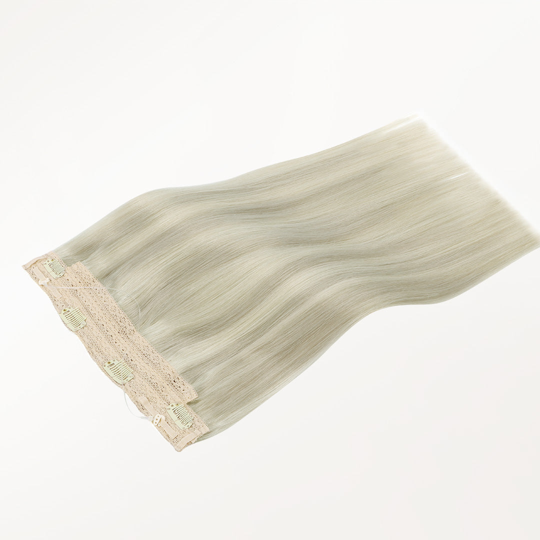 Ash Blonde Highlights (17A/60A) Wire Hair Extensions (70g-110g)