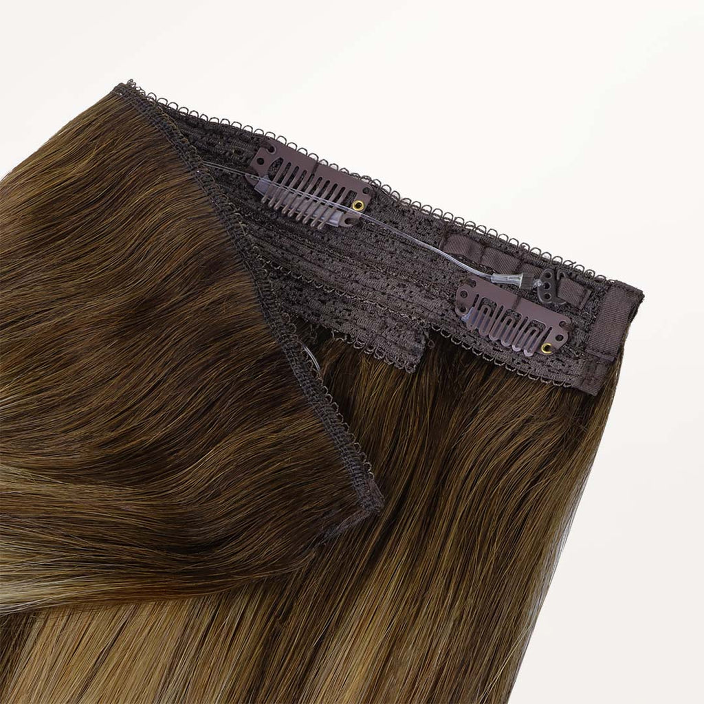 Caramel Blonde Balayage (4/27/4) Wire Hair Extensions (70g-110g)