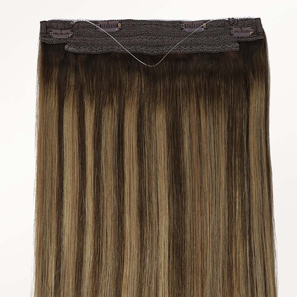 Caramel Blonde Balayage (4/27/4) Wire Hair Extensions (70g-110g)