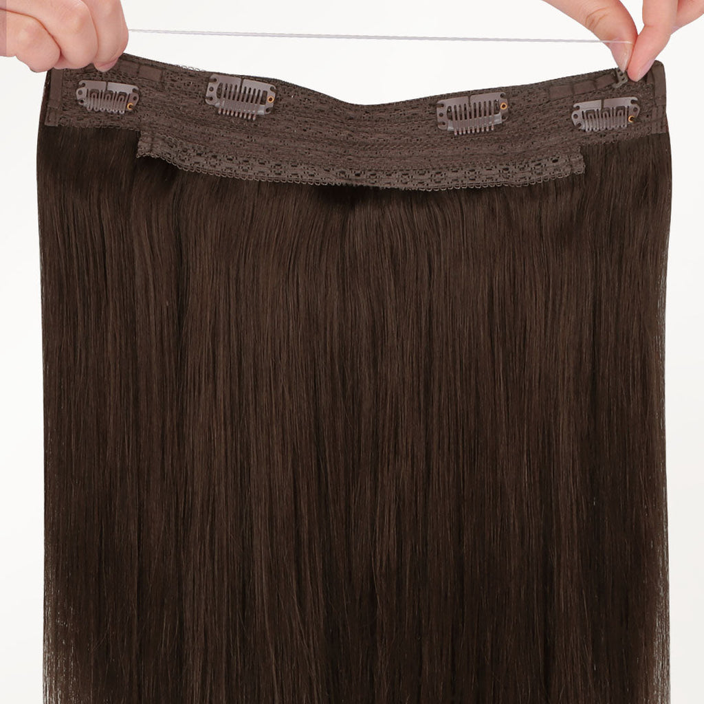 Chocolate Brown (4A) Pro & Wire Hair Extension (70g-140g)