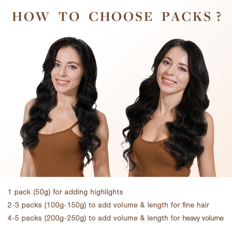 Caramel Blonde Balayage (4/27/4) Invisi Edge Tape-Ins 50g