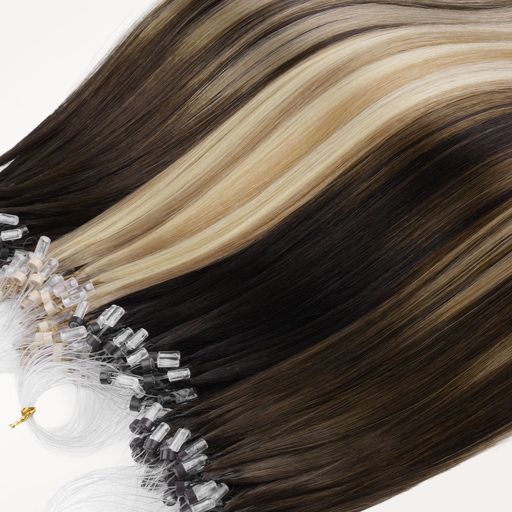 Ash Blonde Highlights (17A/60A) Feather Crochet Hair 68g