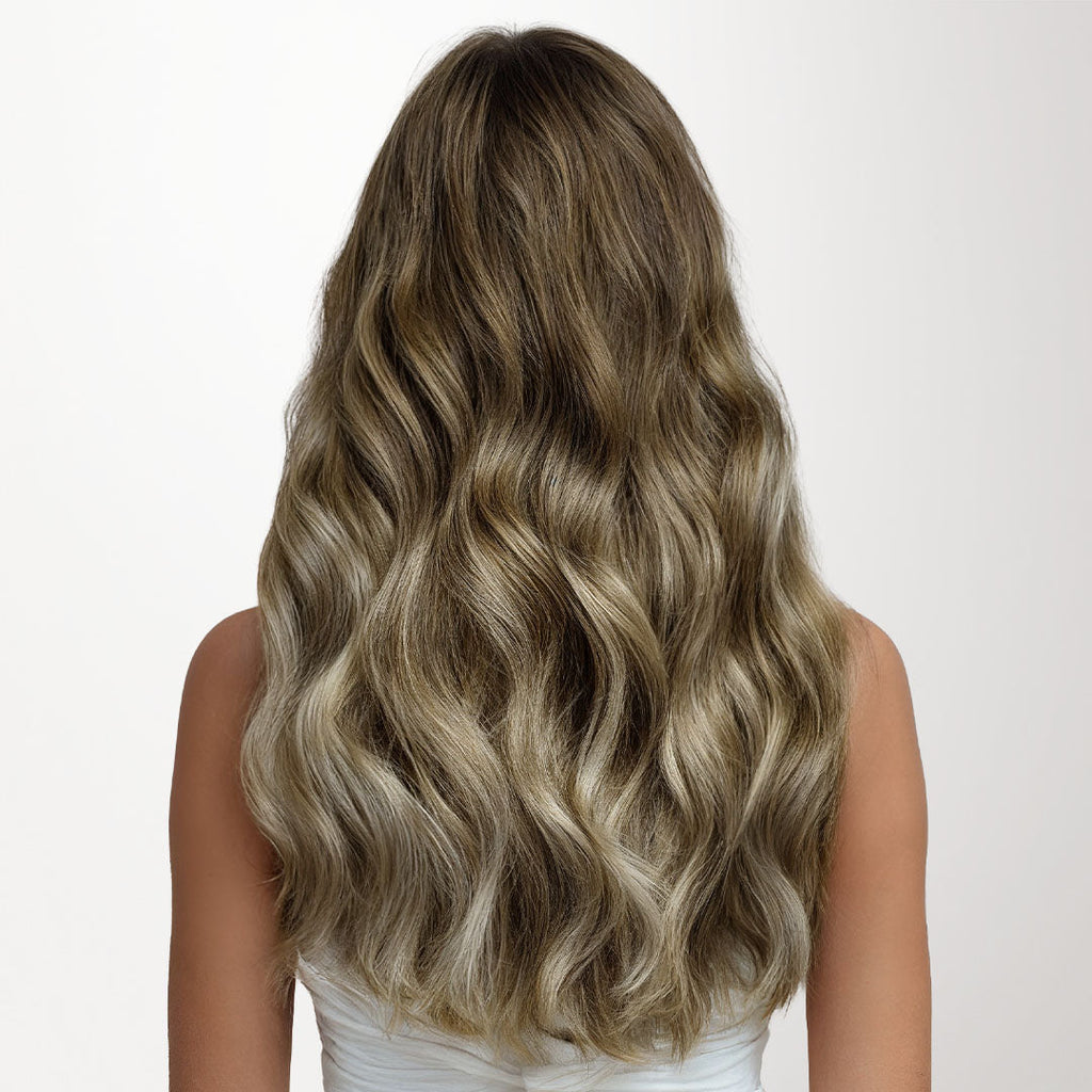 Bleach Blonde Balayage (3/8/613) Feather Crochet Hair 68g