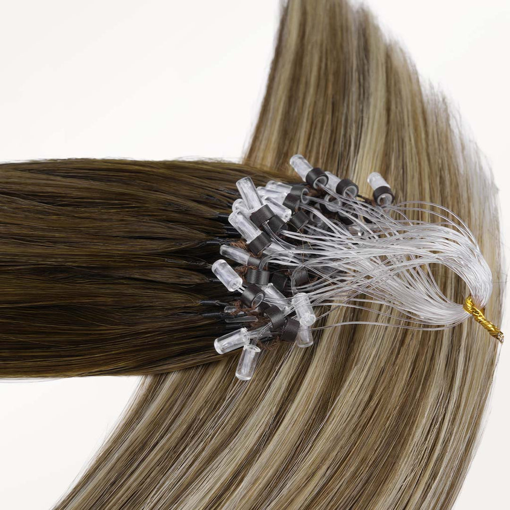Bleach Blonde Balayage (3/8/613) Feather Crochet Hair 68g