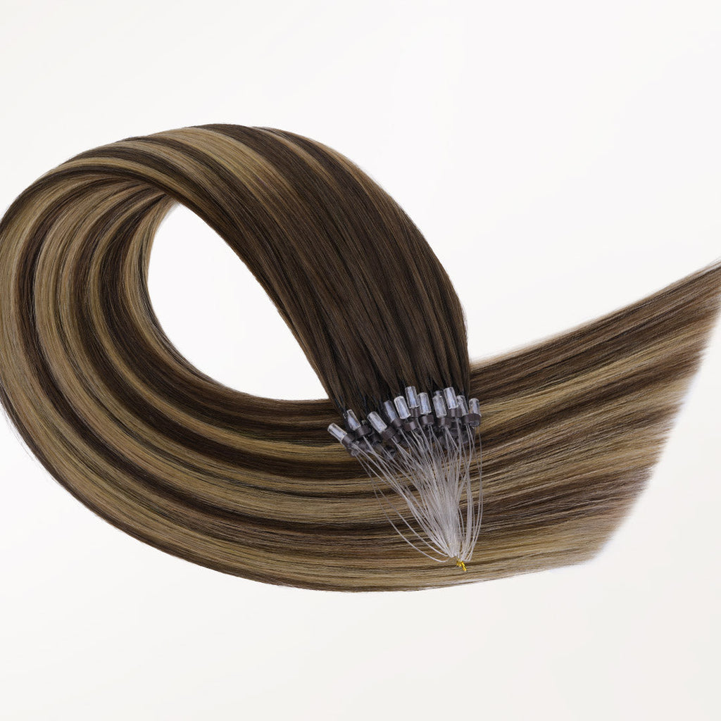 Caramel Blonde Balayage (4/27/4) Feather Crochet Hair 68g [clearance]