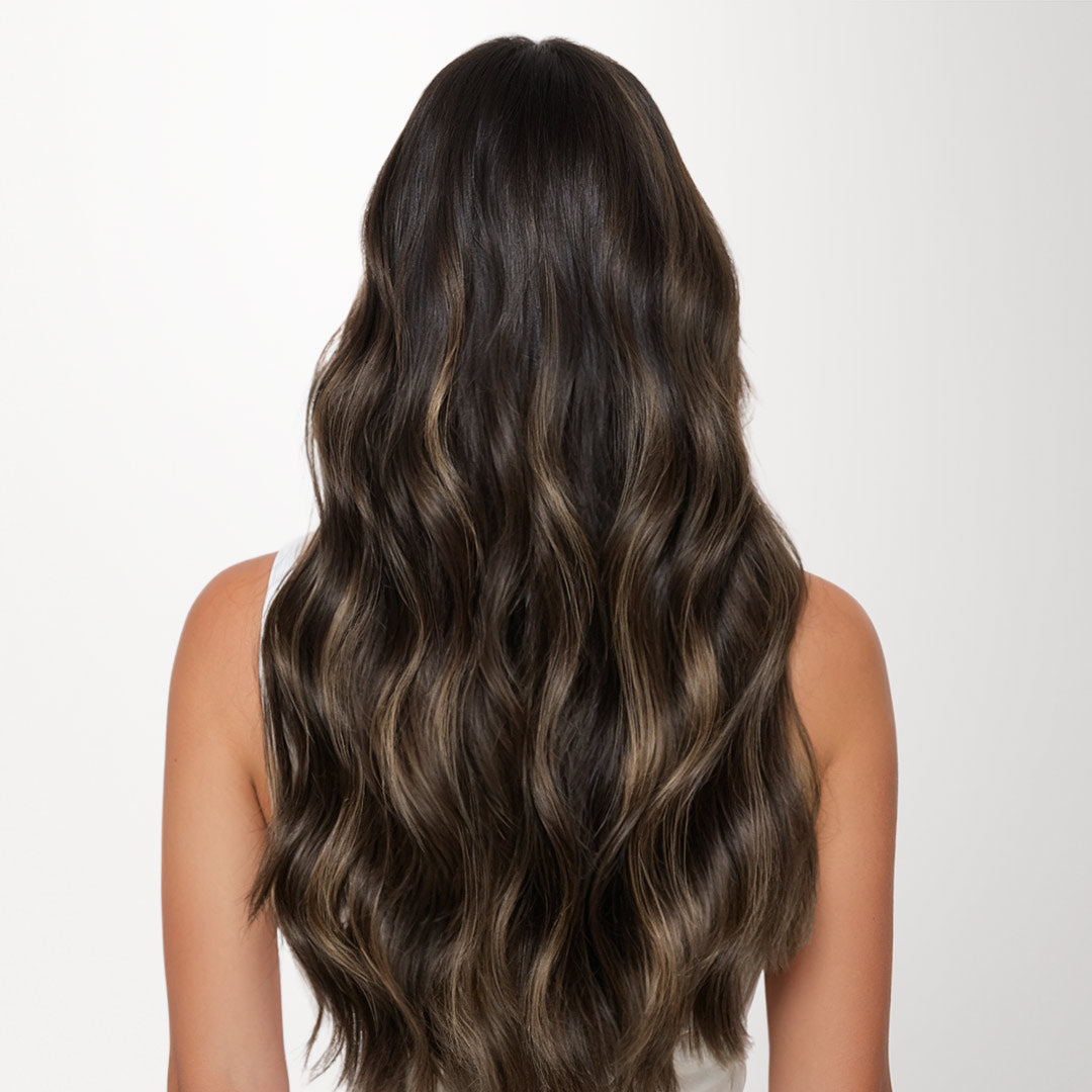 Caramel Blonde Balayage (4/27/4) Feather Crochet Hair 68g