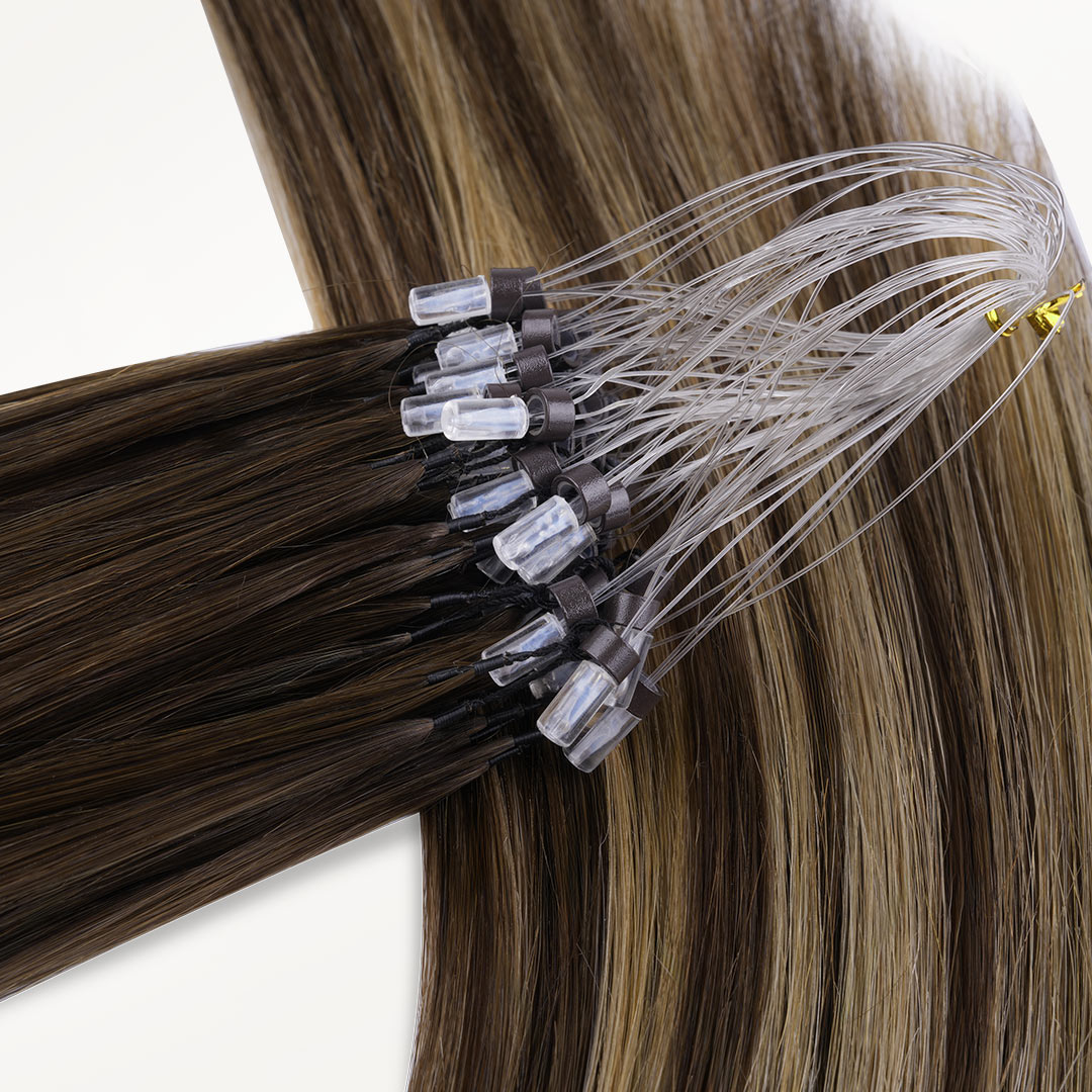 Caramel Blonde Balayage (4/27/4) Feather Crochet Hair 68g [clearance]