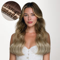 Bleach Blonde Balayage (3/8/613) Feather Weft Hair Extension (50g-60g)
