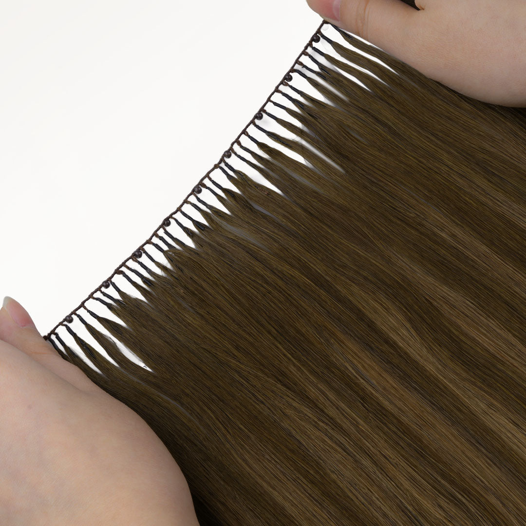 Bleach Blonde Balayage (3/8/613) Feather Weft Hair Extension (50g-60g)