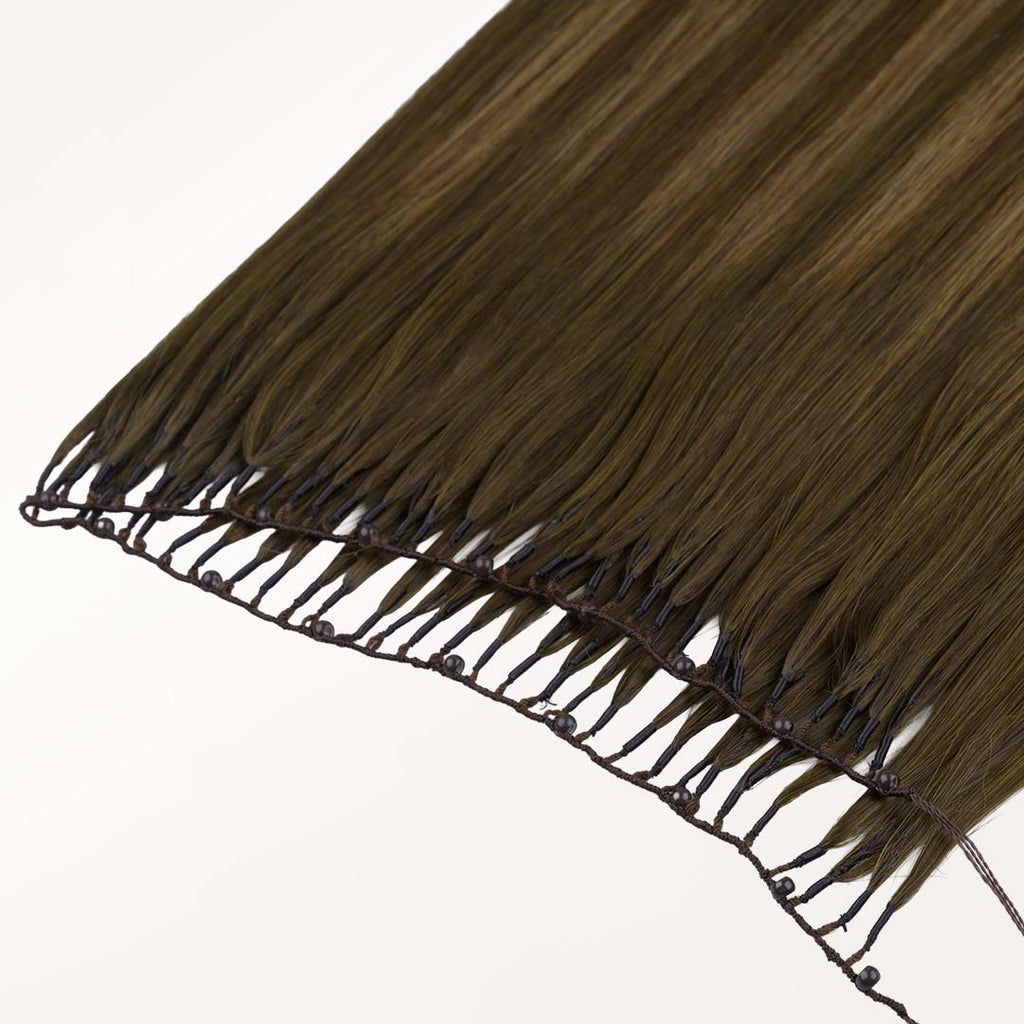 Bleach Blonde Balayage (3/8/613) Feather Weft Hair Extension (50g-60g)