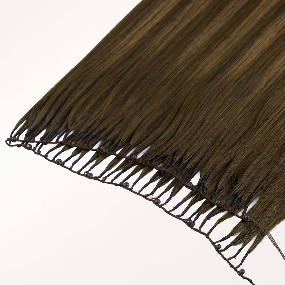 Bleach Blonde Balayage (3/8/613) Feather Weft Hair Extension (50g-60g)