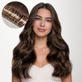 Chocolate Brown (4A) Feather Weft Hair Extension (50g-120g)