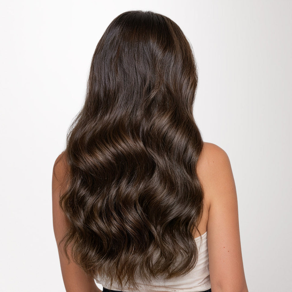 Chocolate Brown (4A) Feather Weft Hair Extension (50g-120g)