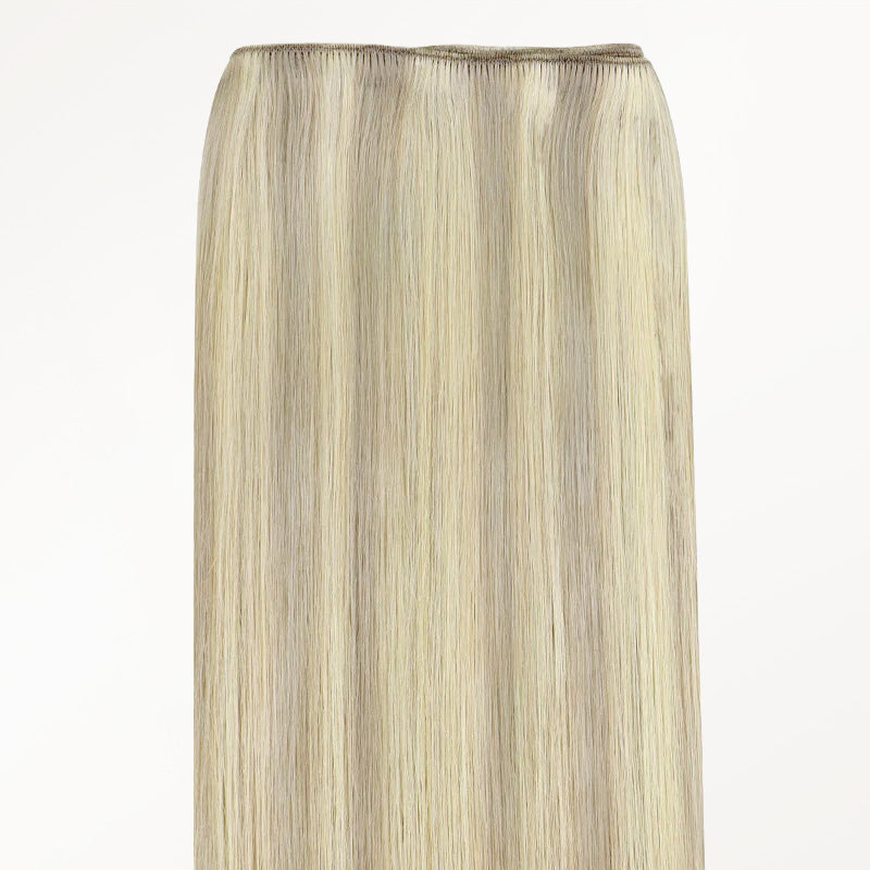 Ash Blonde Highlights (17A/60A) Thick Sew-In Weft Hair Extensions (120g-160g)