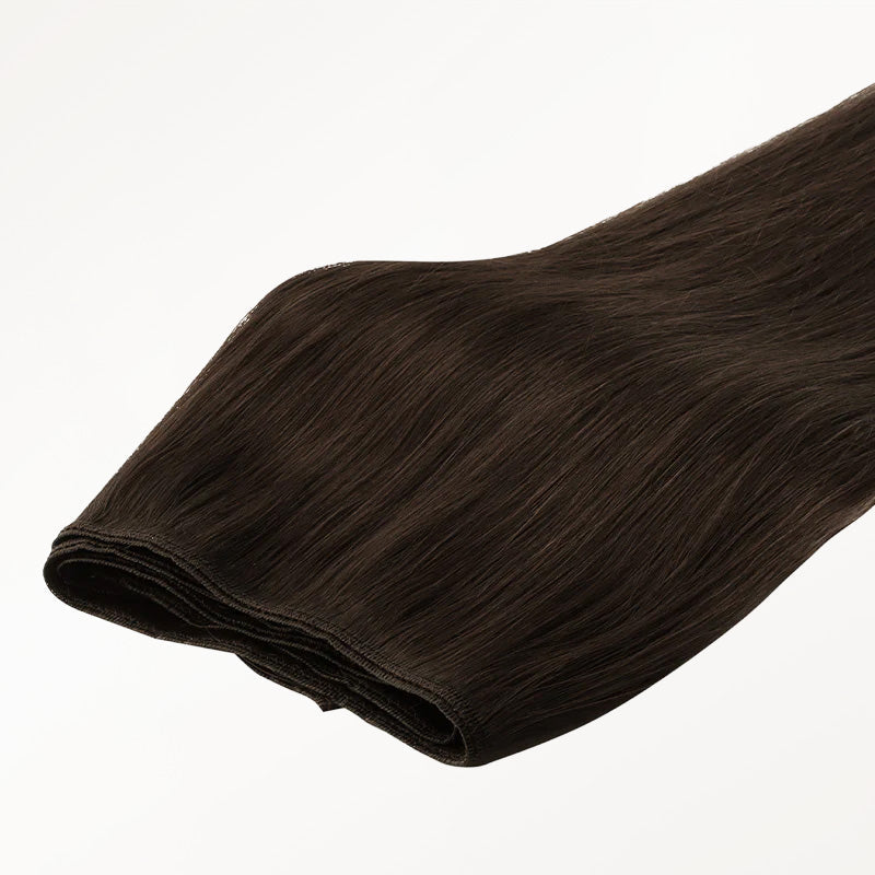 Chocolate Brown (4A) Thick Sew-In Weft Hair Extensions (120g-160g)