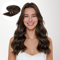 Chocolate Brown (4A) I-Tip Hair Extensions 50g