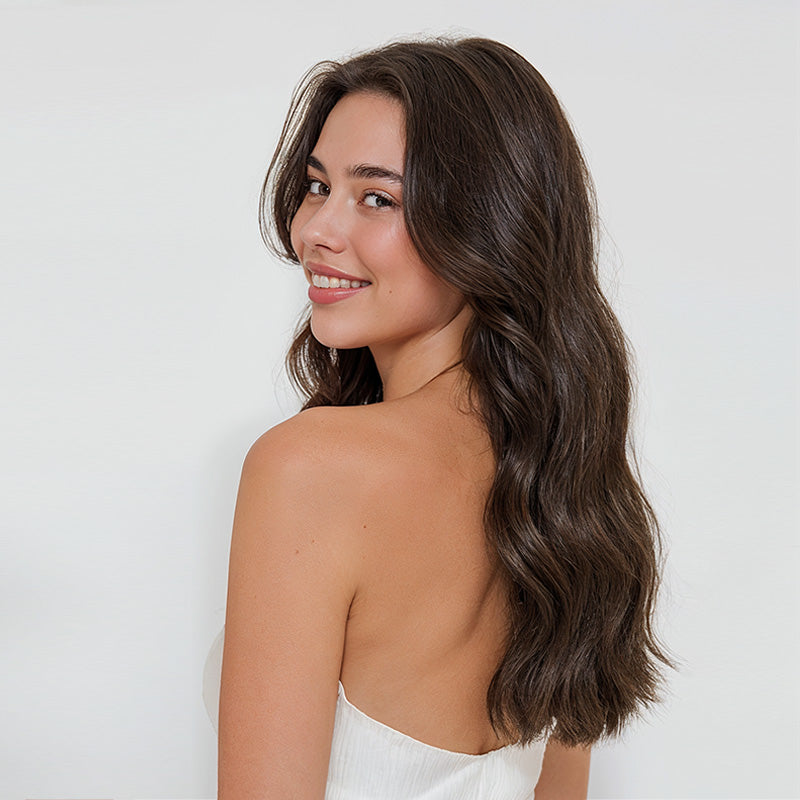 Chocolate Brown (4A) I-Tip Hair Extensions 50g