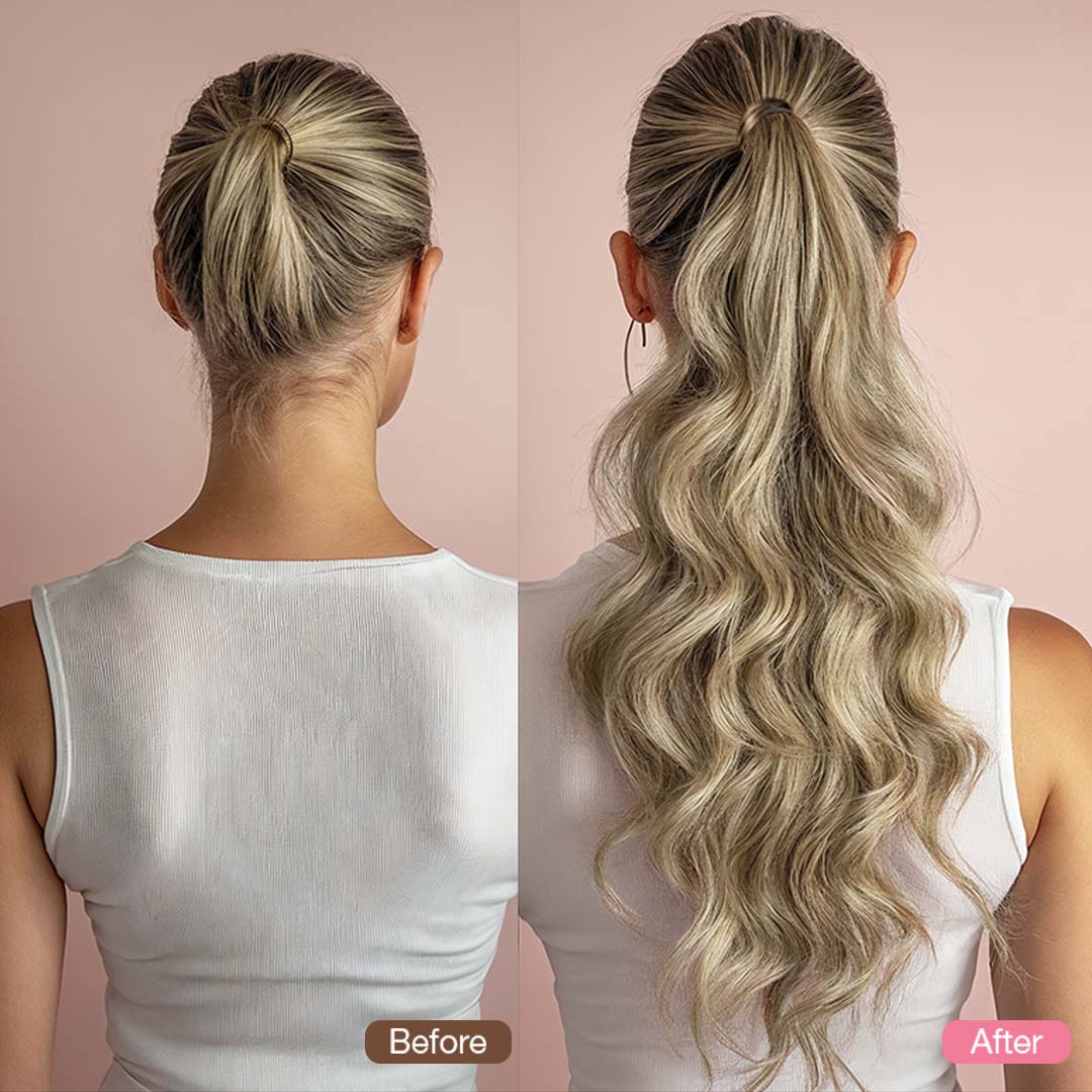 Bleach Blonde Balayage (3/8/613) Ponytail (75g-90g)