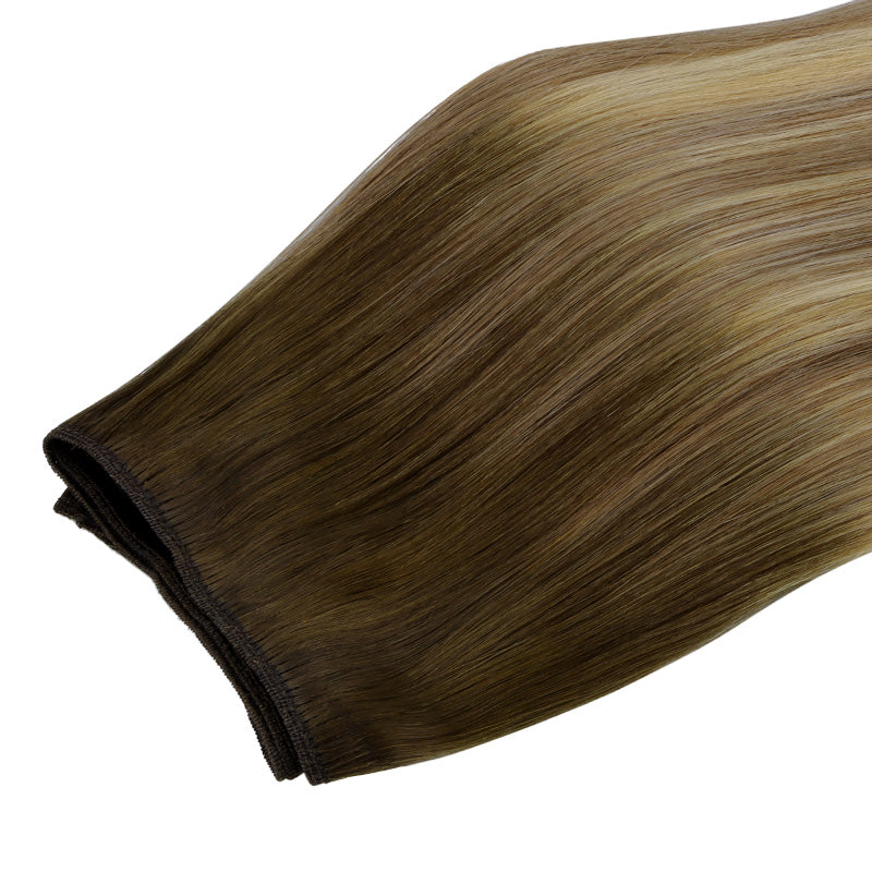 Bleach Blonde Balayage (3/8/613) Sew-In Weft Hair Extensions (80g-120g)